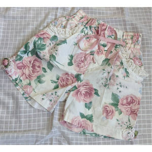Vintage Floral Boho Cottage-core Shorts